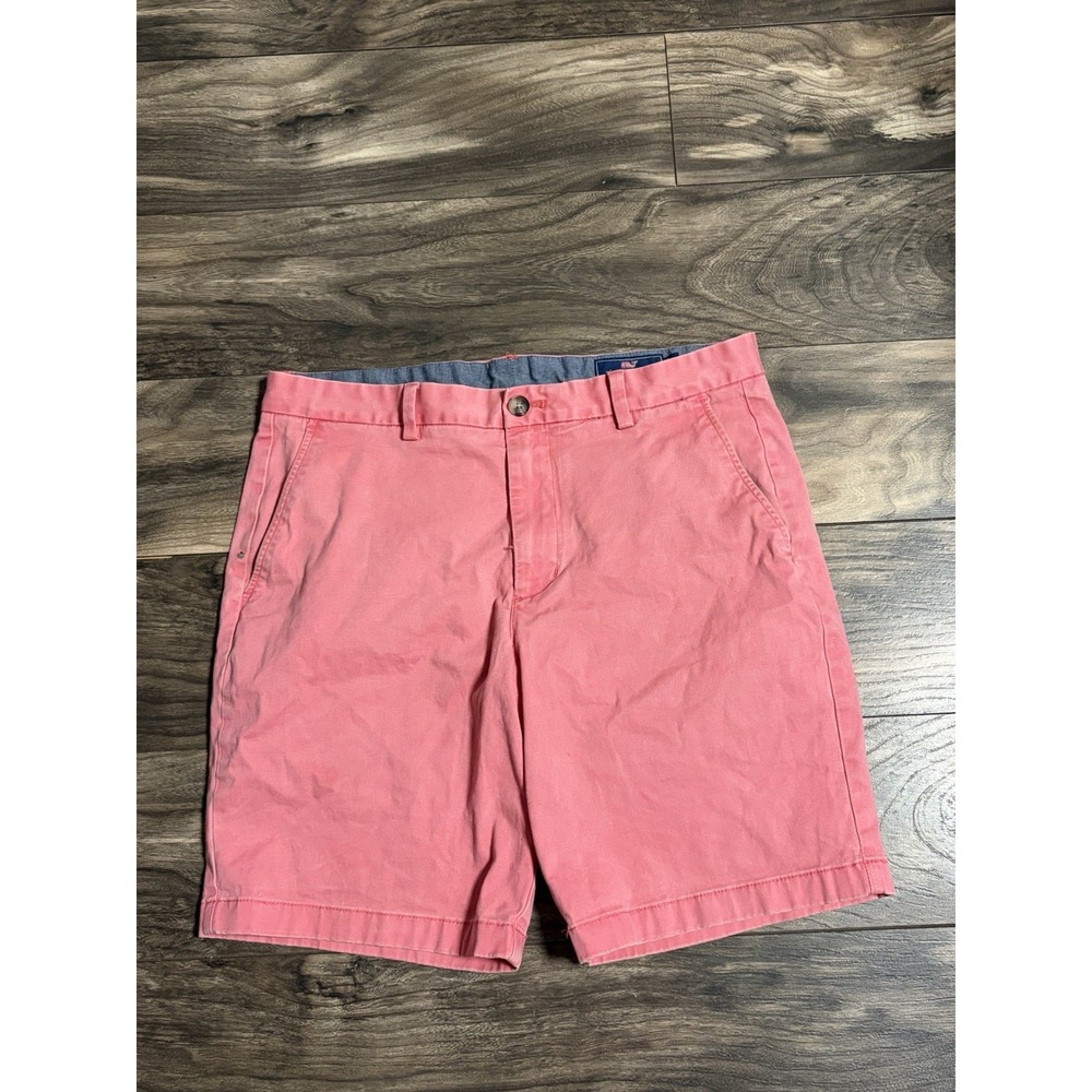 Vineyard Vines Men's Breaker Salmon Island Shorts Size 32 Cotton Blend 690